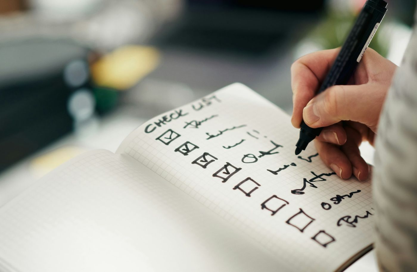 Checking off a property management license requirements checklist
